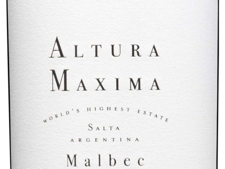 Colome Malbec Altura Maxima 2014 Fashion