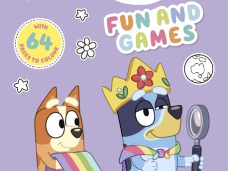 Bluey: Fun and Games: A Colouring Book Discount