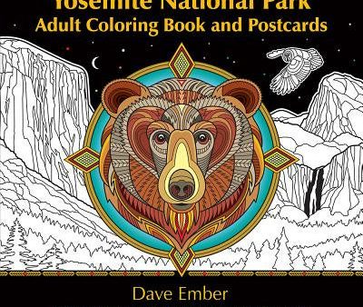 Yosemite National Park Adult Coloring Book and Postcards: A Magical Coloring Journey Through Yosemite National Park For Cheap