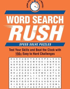 Word Search Rush: Test Your Skills and Beat the Clock with 150+ Easy to Hard Challenges on Sale