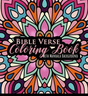 Bible Verse Coloring book with Mandala Background in Thick Bold Outline for Senior Adults: Large Print Great for Low Vision Elderly, Beginners, Easy L Online