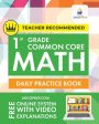 1st Grade Common Core Math: Daily Practice Workbook 1000+ Practice Questions and Video Explanations Argo Brothers Online Sale