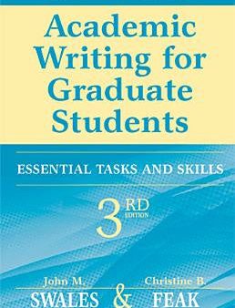 Academic Writing for Graduate Students: Essential Tasks and Skills Online Hot Sale